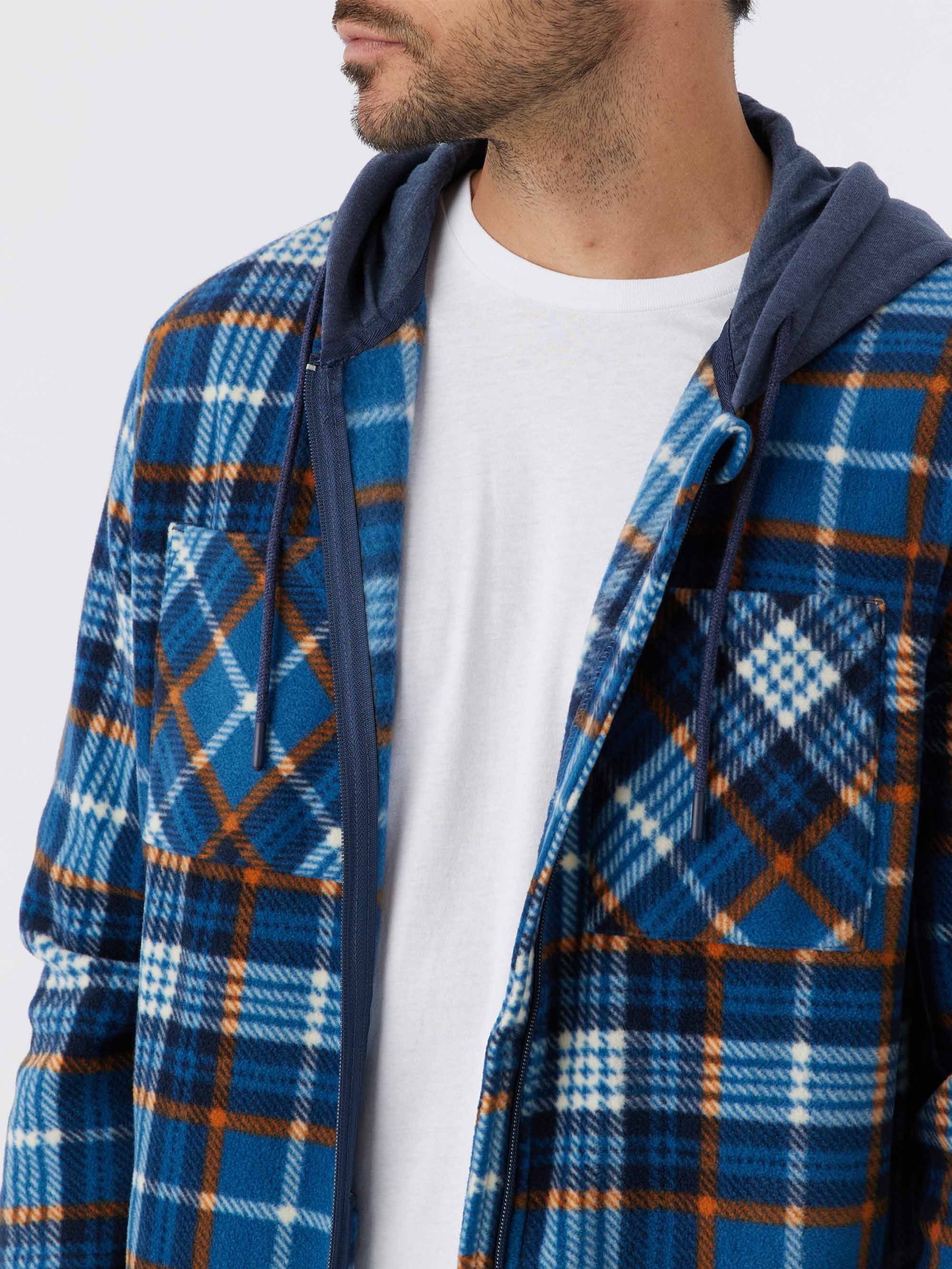 Cameron Hooded Zip Fleece - Image 3